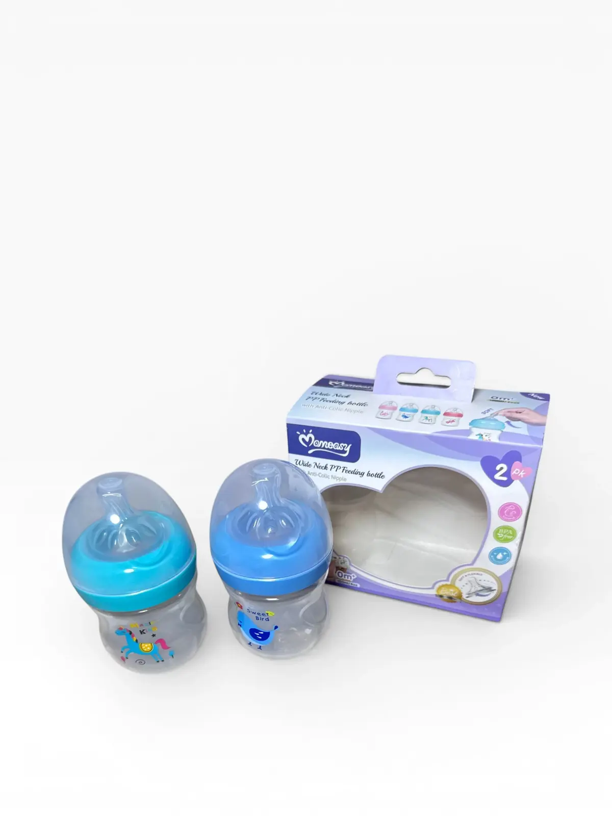 Momeasy Wide Neck PP Feeding Bottle