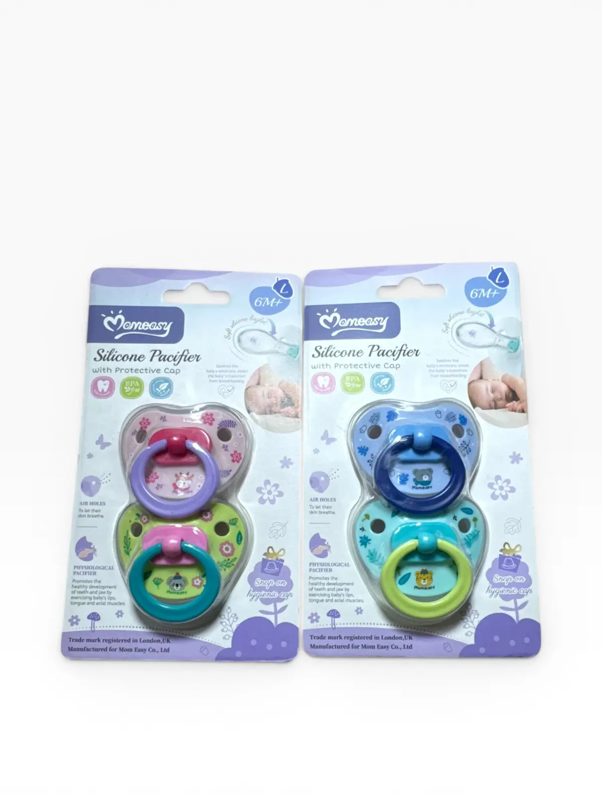 Momeasy Silicone Pacifier 2 pieces